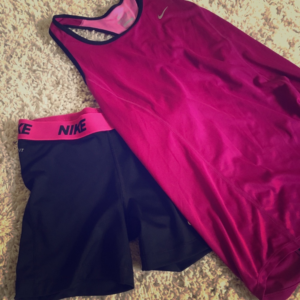 Nike short and tank top set 🏋🏼‍♀️